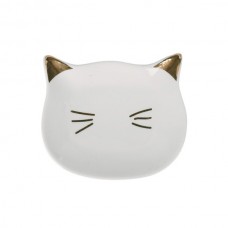 Cat Head Ring Dish / Trinket Tray